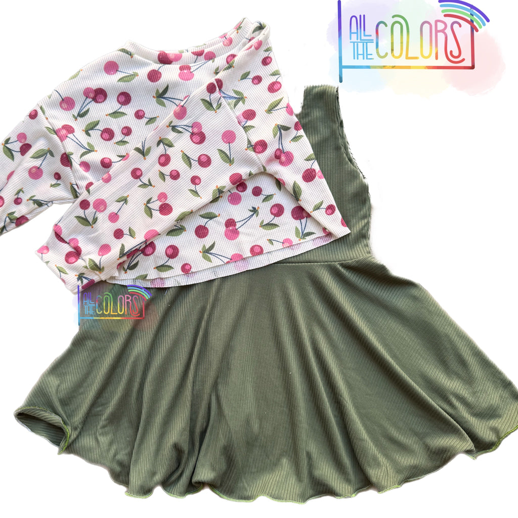 6/7y tunic length top and overshirt