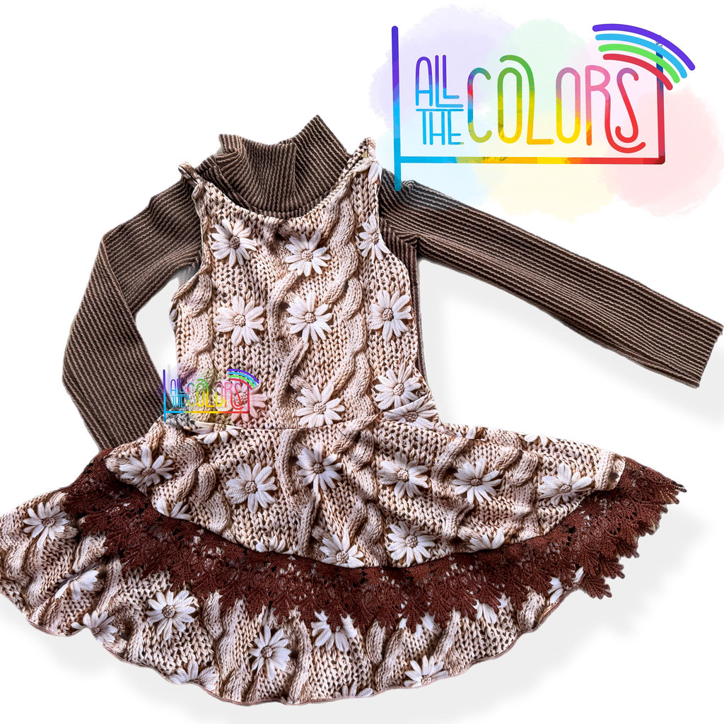 5t ruffle twirl dress set