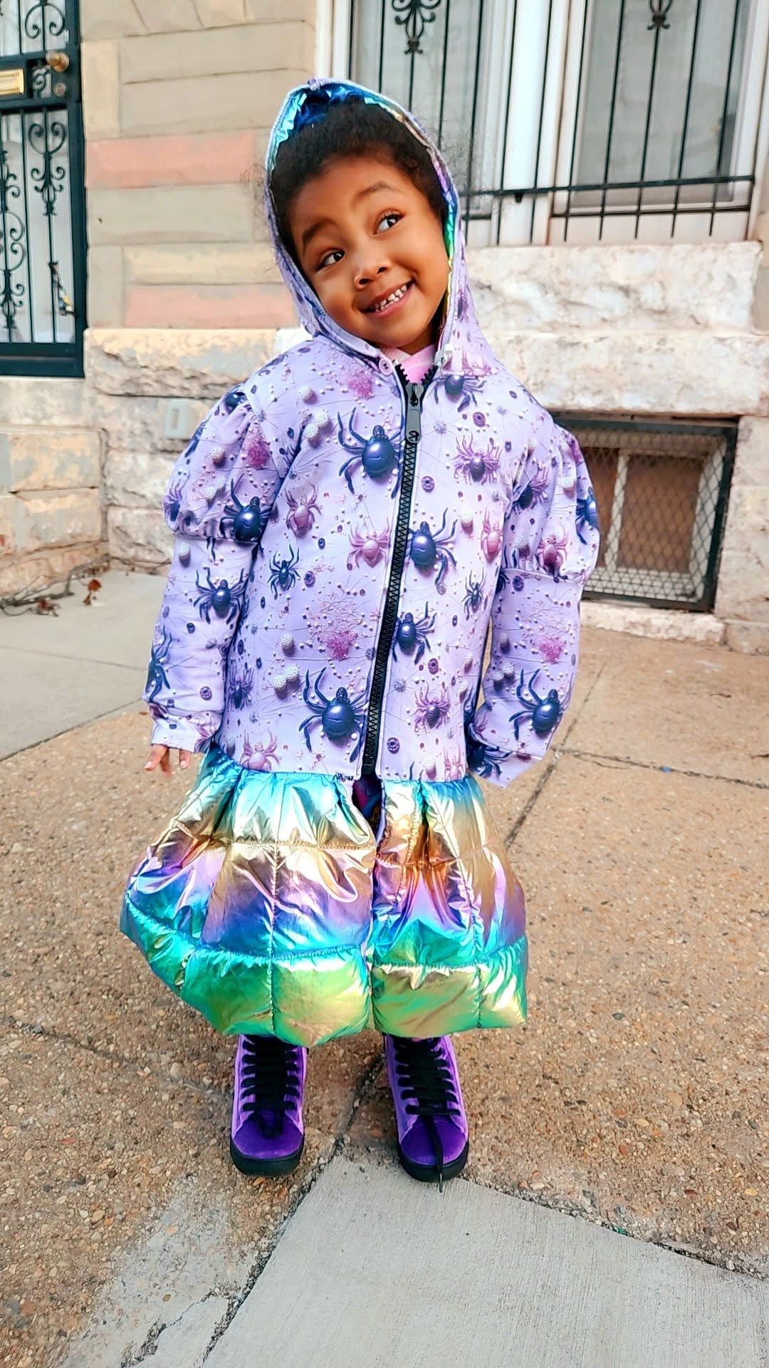 Reversible puffer coat