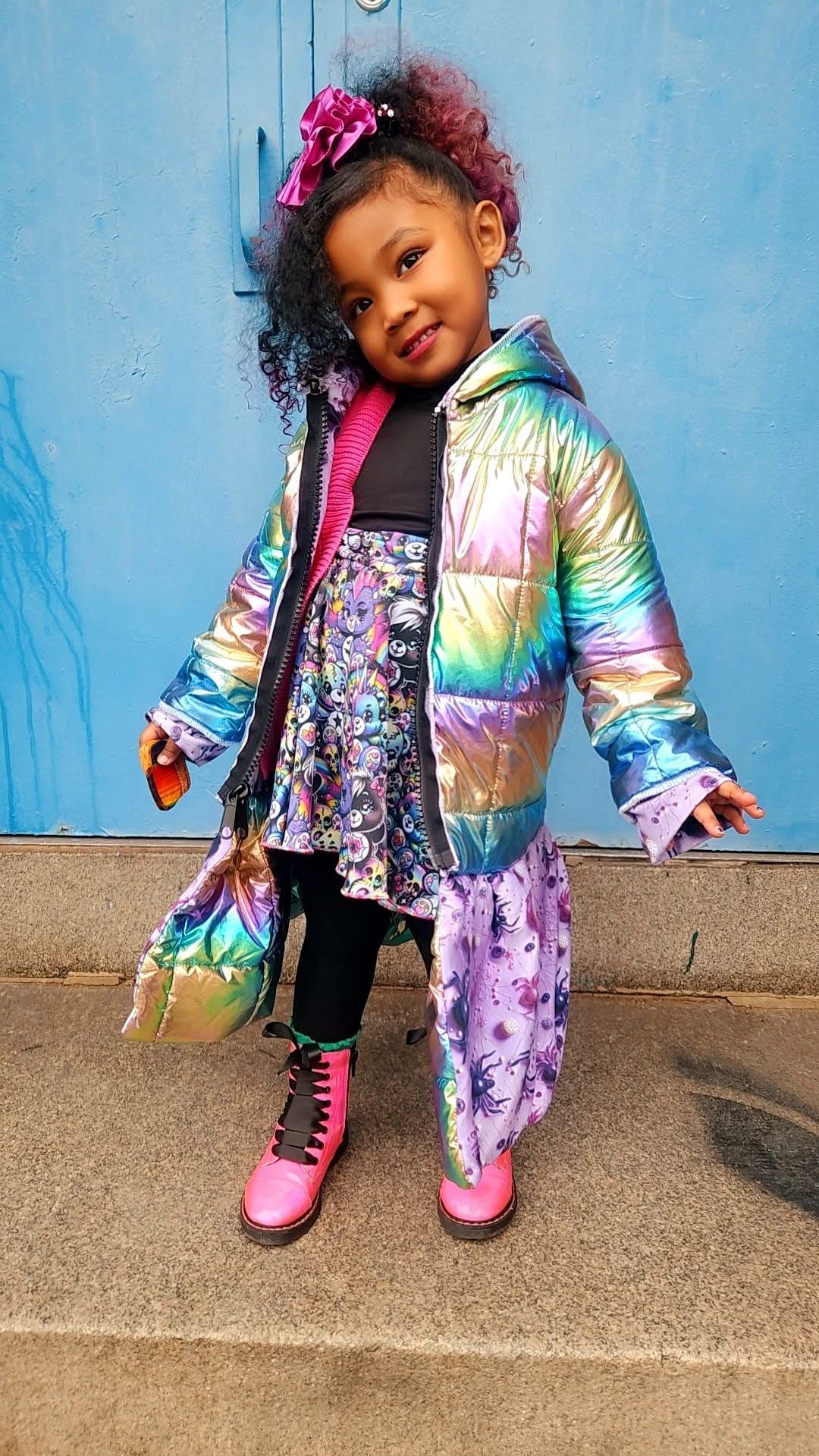 Reversible puffer coat